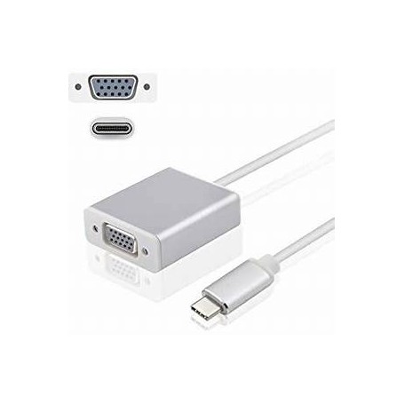 Adaptateur USB-C vers VGA (Blanc)